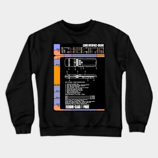 Computer Readout Showing Class 1 Probe Crewneck Sweatshirt